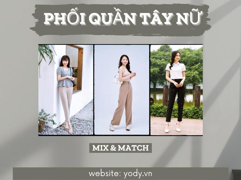 Cach phoi ao ba lo nu form rong cung quan tay va blazer tao ve ngoai thanh lich, chuyen nghiep.